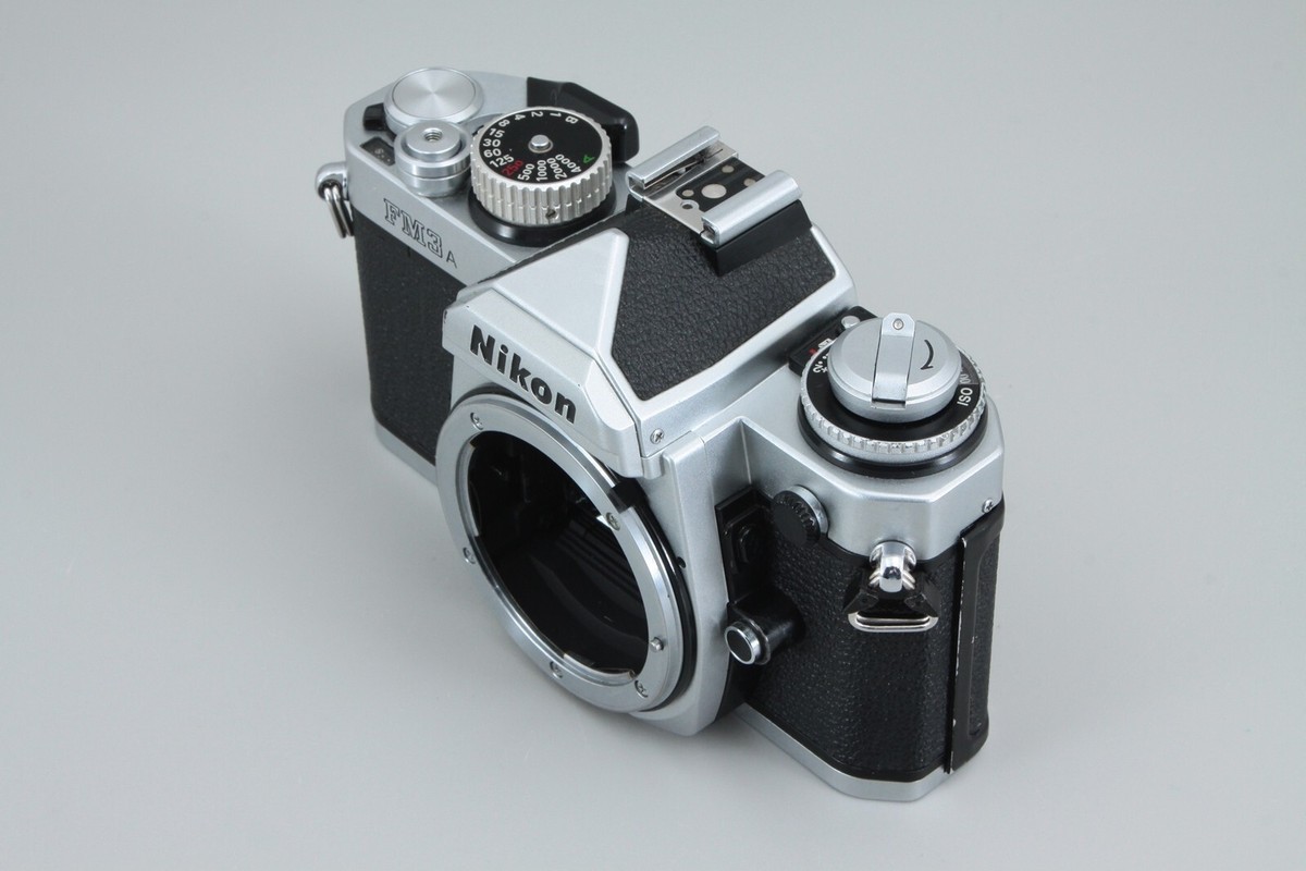 Good* Nikon FM3A SLR Film Camera Body Silver from Japan