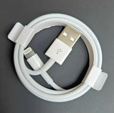 Apple USB Lightning Cable Cord 1M(3.3ft) / AUTHENTIC / NOT FAKE / OPEN NEW 