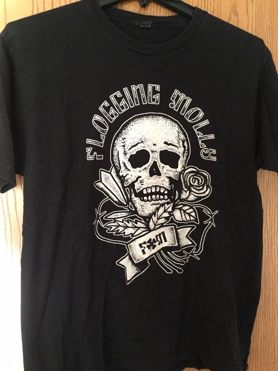 T-shirt Flogging Molly Est. 1997 - Noir - Tailles S à 2XL - 100% Coton - Neuf Avec étiquette
