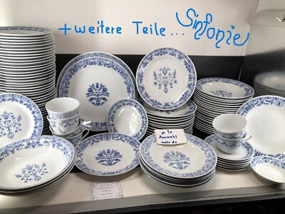 Kahla Könitz Kobaltunterglasur Sinfonie Berlin TEIL AUSWAHL DDR Porzellan blau