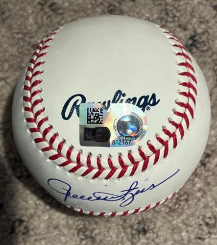 WILLIE MAYS TONY OLIVA ROLLIE DEDOS FIRMADOS CORTE BÉISBOL MLB HOLO GIGANTES A'S - Imagen 3 de 3