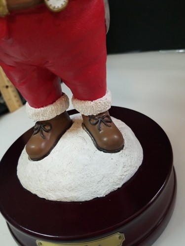 Vintage Duncan Royale Large Musical Santa Claus Thomas Nast Limited Figurine - Picture 4 of 12