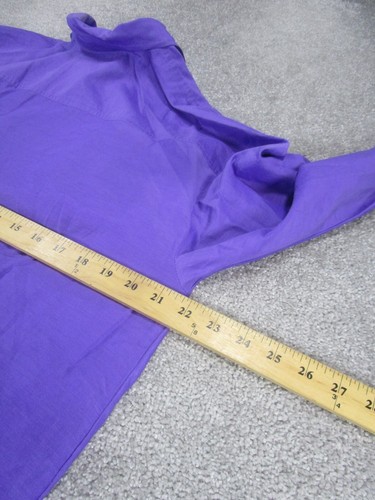 J. Jill Shirt Womens Small Purple Button Up Long Sleeve NEW - Picture 5 of 7