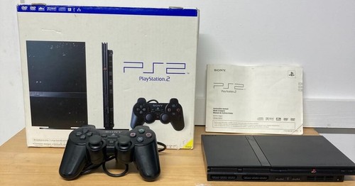 Sony PlayStation 2 System in Original Box with Original Manual and Connections - 第 1/12 張圖片