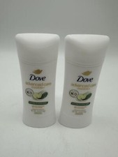 2 Dove Deodorant Sticks, 2.6oz each w/Moisturizer - Cucumber/Green Tea Scent New
