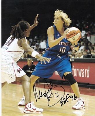WNBA Detroit Shock サイン入り写真 NANCY LIEBERMAN DETROIT SHOCK HOF 96 ACTION SIGNED 8x10 | eBay