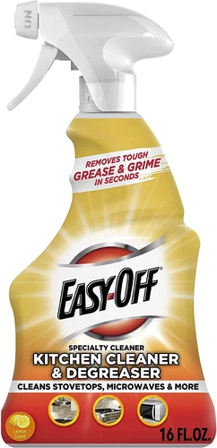 Easy-Off Specialty Kitchen Degreaser Cleaner Clear Lemon 16 Fl Oz