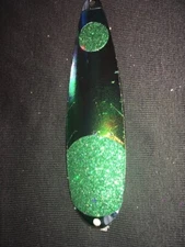 High Percentage Salmon Trolling Spoon With Hyper Vis Tape Not Paint 3 3/4”.