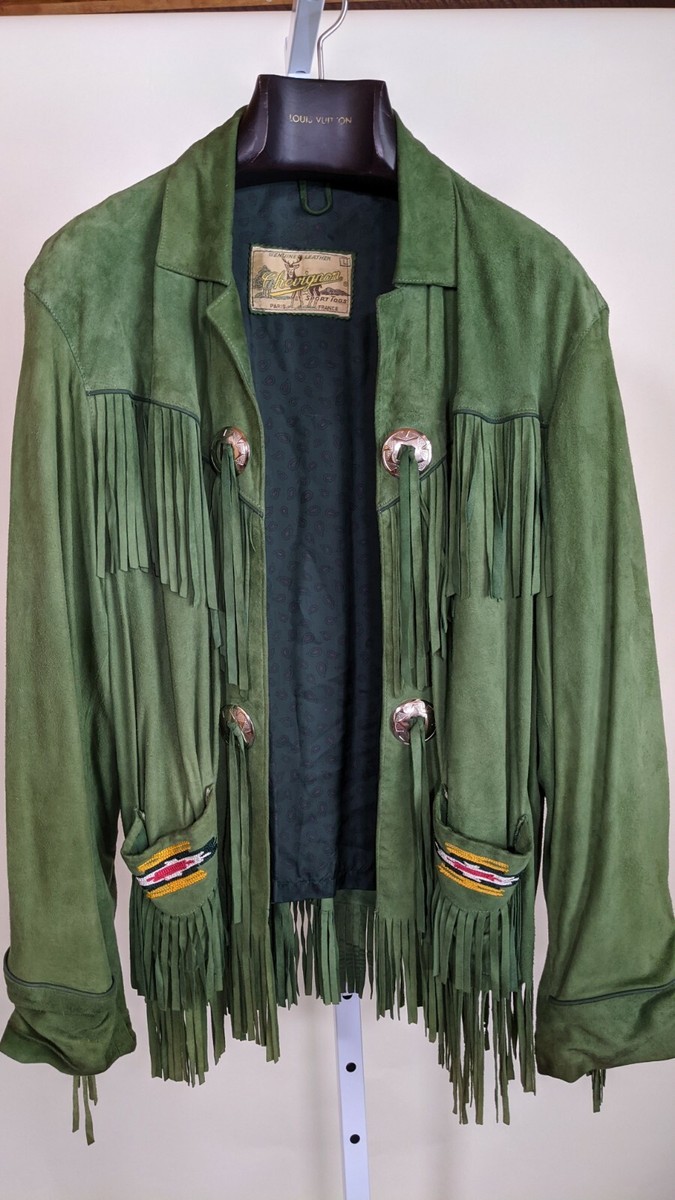 80s CHEVIGNON Leather Sports Jacket