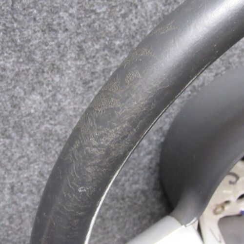 2004 Chrysler PT Cruiser Steering Wheel Dark Slate Leather & Silver OEM 68514 - Picture 5 of 10