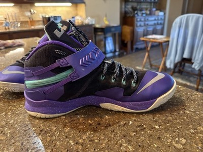 Nike Zoom Lebron Soldier VIII Purple Grape Basketball #653641-505