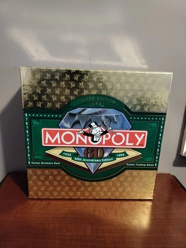 Monopoly 60th Anniversary Edition (1995) – New Unplayed – Complete