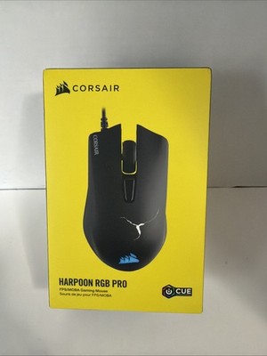 Corsair Harpoon RGB PRO (CH-9301111-NA) Wired Gaming Mouse 12000 DPI NEW SEALED