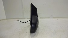 Unpainted Power Flat Driver Side Door Mirror Heated Manual Folding 128