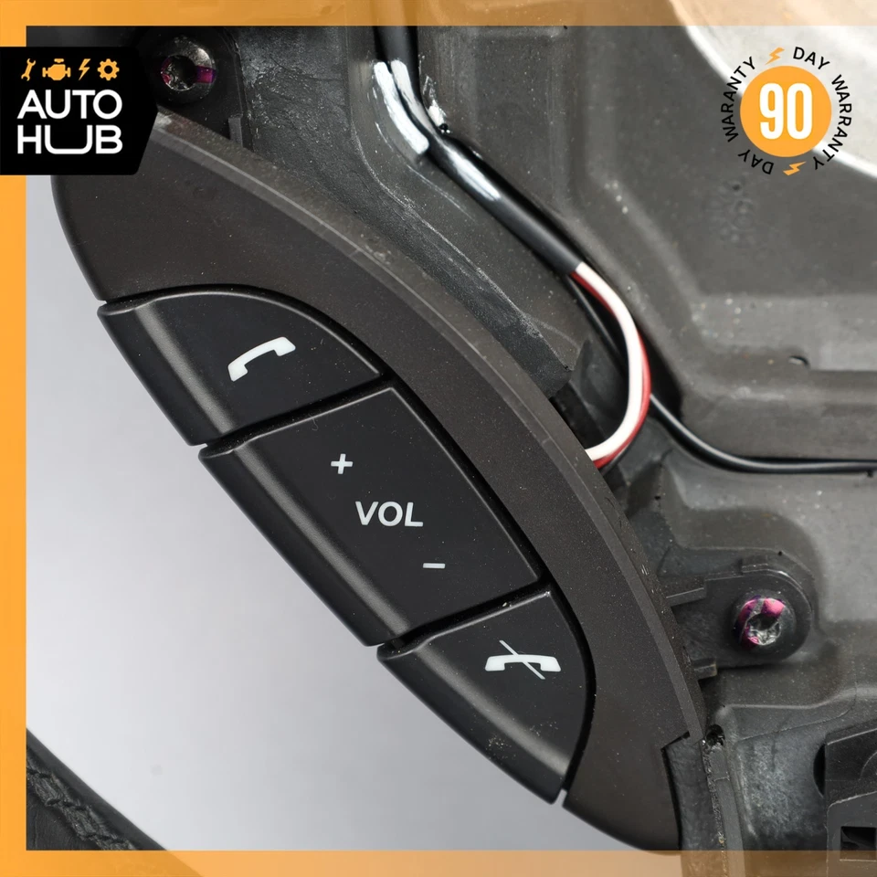 06-16 Aston Martin DB9 Rapide Steering Wheel Black 8G433600DA OEM 22k - Image 4 of 4