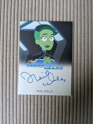 2023 Star Trek Lower Decks Full Bleed Autograph Card Noel Wells