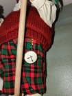 SANTA'S HOLE IN ONE Holiday Collectibles Fabric Mache Golfing Santa with Bag — photo 9