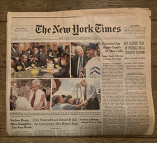 NYT 9/11/2001 edition (before attack)