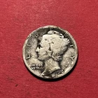 (1) Beautiful Antique 1916-S Mercury Dime CHOICE VG-VERY GOOD