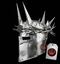 DARK CRUSADER HELMET LORDS OF THE FALLEN LIFE SIZE BARBUTA WITH CROWN OF THORN