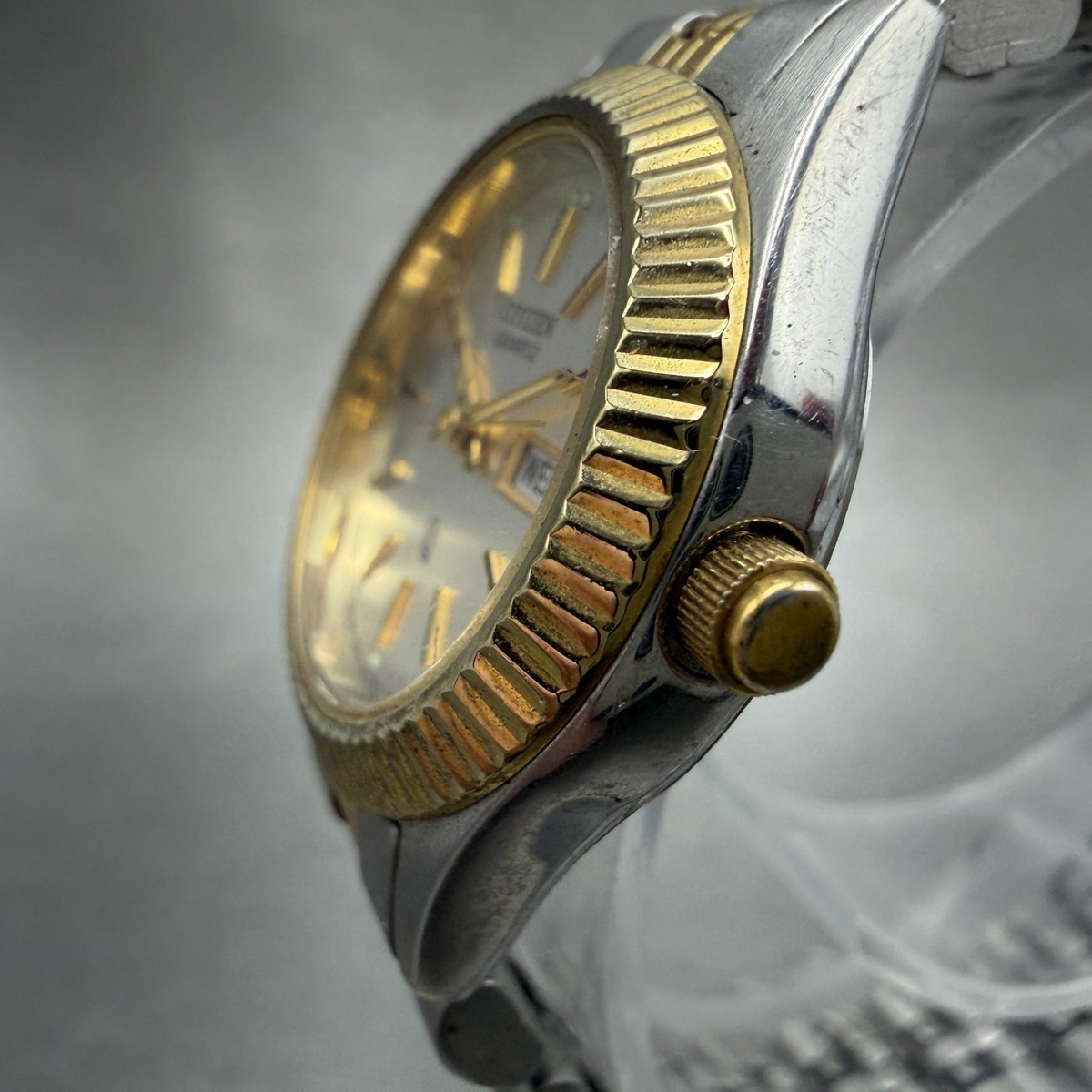 Citizen Day Date Watch Datejust Homage 1002-r15119 Fluted Bezel