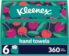 Disposable Paper Hand Towels, 6 Boxes, 60 Tis...