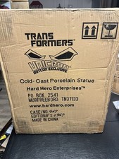 2002 Transformers 15 3/4” Unicron Hard Hero Statue BotCon Exclusive w/ Box New