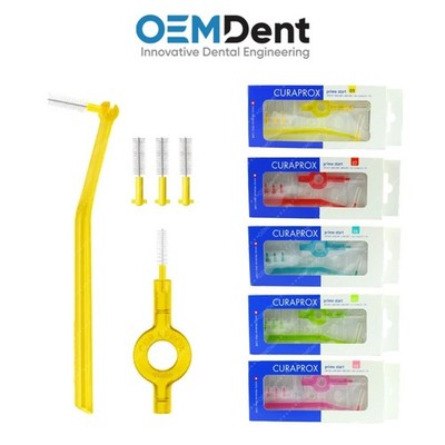 CURAPROX CPS Prime Interdental Brush 5pcs Start Set & 2 Holders UHS Choose Size