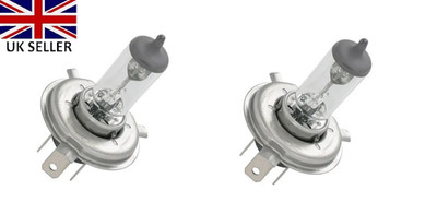 H4 Halogenlampe 12V 100/90W 2 Stück Passend Für Universelle Autos & Motorräder