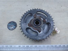 1969 Yamaha R3 Grand Prix 350 Y11718) rear wheel sprocket and carrier 