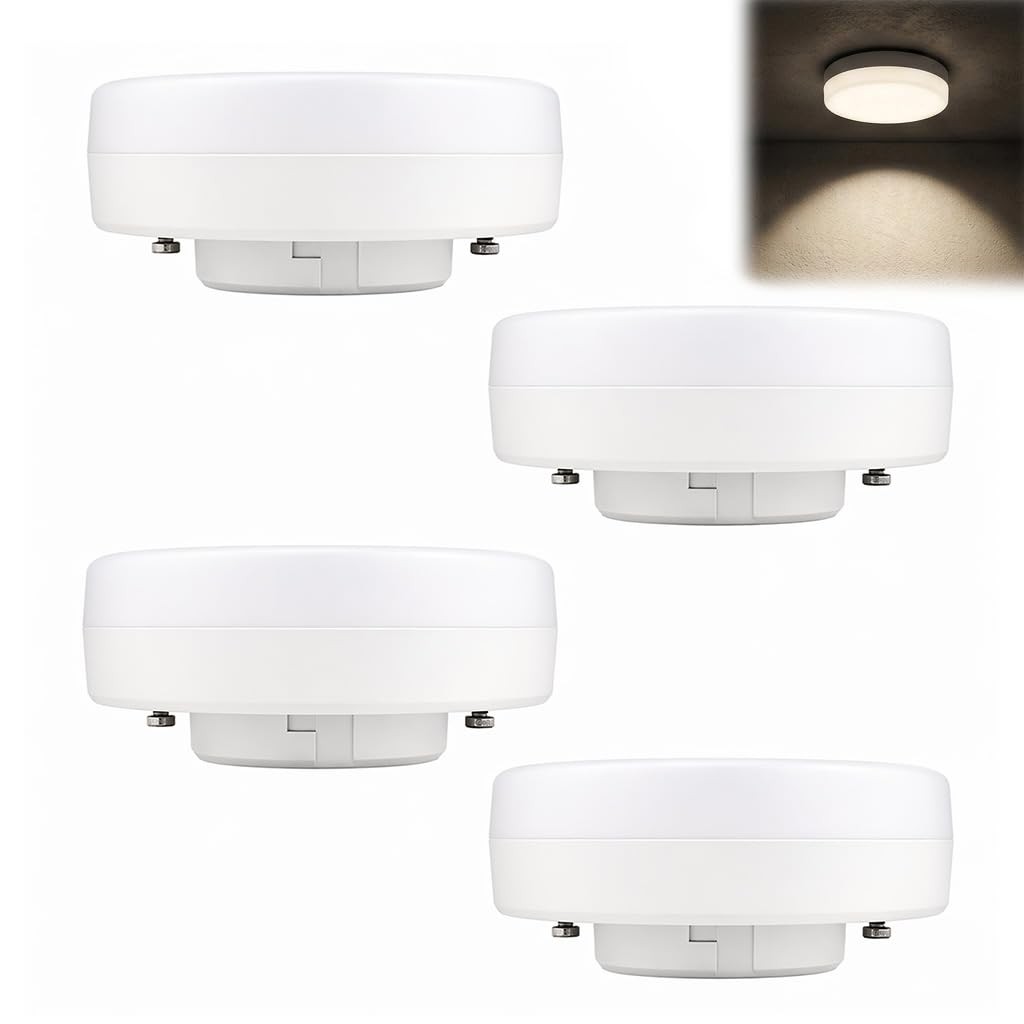 Ampoule Spot LED Encastrable GX53 10W Blanc Neutre diffuseur givré éclairage 4000K