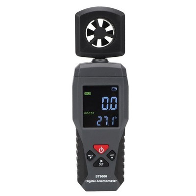SMART SENSOR Windmesser ST9606 Tragbares Hand-Anemometer Windgeschwindigkei CU