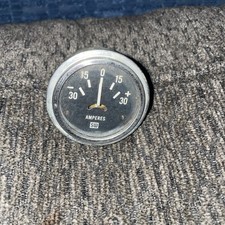 Vintage Original Stewart Warner Amperes 2" Gauge 424784 / 3691-68 Made in USA g