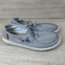 Hey Dude Wendy Chambray Light Grey Shoes Casual Loafer Women’s Size 9