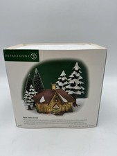 Vintage Dept 56 Christmas Village Apple Valley School Lighted New England 1996