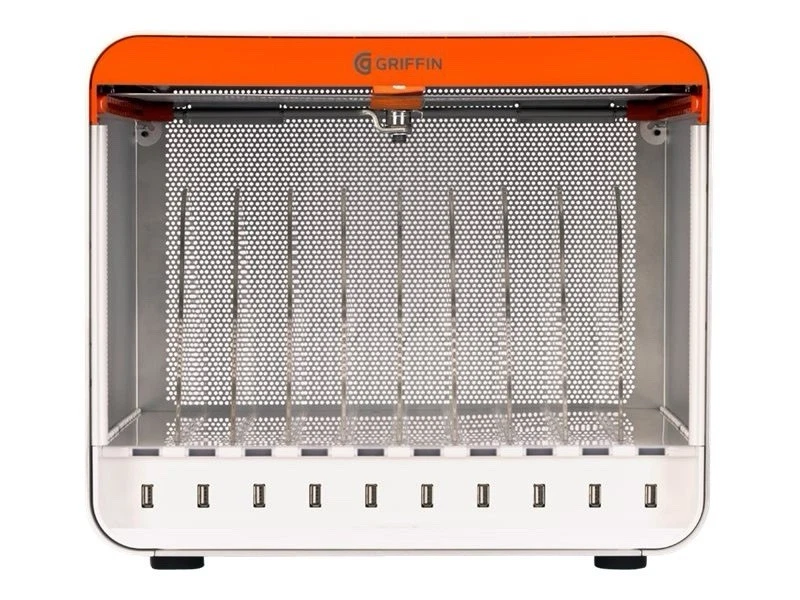 Gabinete de estación de sincronización de carga USB Griffin MultiDock MOD 37287 10 bahías Foto 2 de 4
