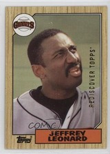 2017 Topps Rediscover Topps Buybacks Gold Jeffrey Leonard #1987-280 0b0