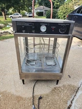 Open View Heated Merchandiser, 18", For Soft Pretzels/Pizza Gold Medal 120v Unit