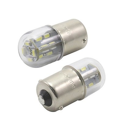 2X 10X  BA15S LED Auto Rücklicht Glühbirne Bremsleuchten 6-28DC 3Farben