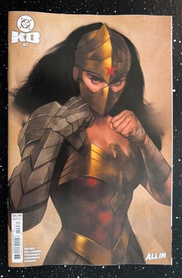 DC K.O. #2 (of 5) Ben Oliver Face-Off Card Stock Variant NM