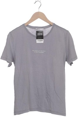 MANGO T-Shirt Damen Shirt Kurzärmliges Oberteil Gr. S Grau #1hat3ta
