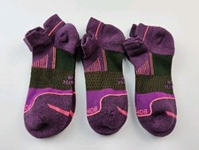 Bombas Hex-Tec Athletic Ankle Socks Lot Of 3 Pairs Size M