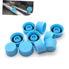 10 PCS Car AC Valve Caps, High and Low Pressure Port Dust Cap with Self