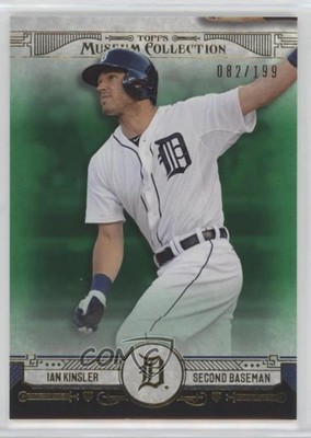 2015 Topps Museum Collection Green 82/199 Ian Kinsler #11 b7z