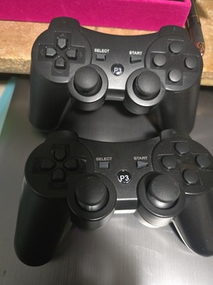 OEM Sony PS3 DualShock 3 SIXAXIS Wireless Controller CECHZC2U Lot Of 2