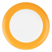 Seltmann Weiden Speiseteller Rund Mit Fahne Liberty Pure Colors Mango Orange