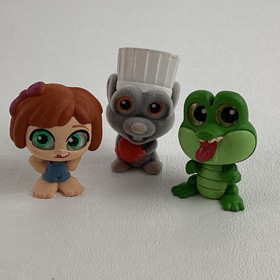 Disney Doorables Mini Figures Tick Tock Croc Remy Flocked Ratatouille Ellie Up