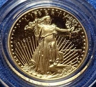 A 1988 US P Mint  American Eagle 1/10 Ounce Proof Gold Bullion Coin