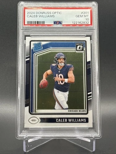2024 Panini Donruss Optic #201 Caleb Williams PSA 10