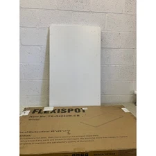 Flexispot Desk Top Only No Frame, 40" x 24" x 1" Rectangular Work Surface WHITE
